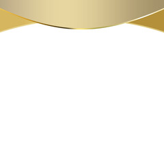 gold banner and topic