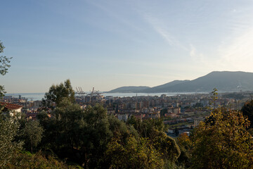 aerial view of la spezia