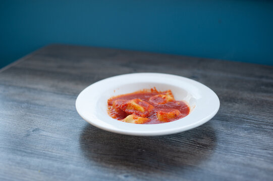 Ravioli With Red Sauce