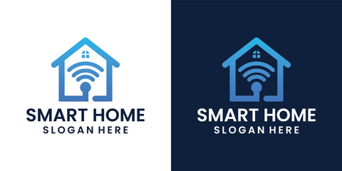 modern smart home logo design ideas
