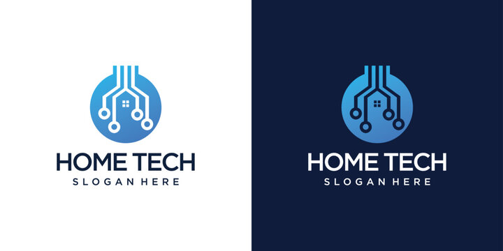 Home technology logo design inspirations