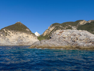 Fototapeta premium The strange islands in the Mediterranean Sea.