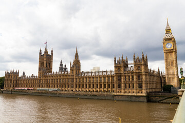 Fototapeta na wymiar Palace of Westminster parliament.