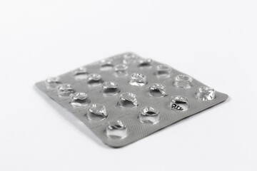 Drug packaging for tablets, tablets blister empty packaging