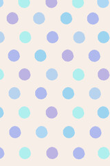 background with blue polka dots