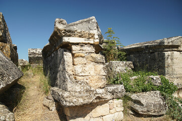 Tomb at Hierapolis Ancient City, Pamukkale, Denizli, Turkiye