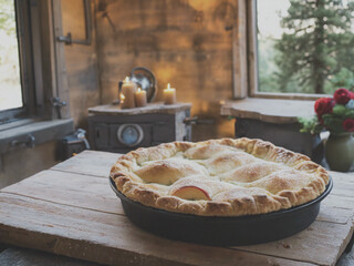 homemade apple pie