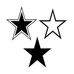 star icon silhouette
