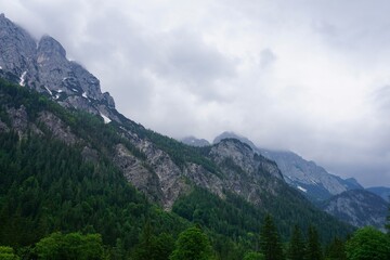 Obraz premium Beautiful landscape in the Bavarian Alps in Berchtesgaden