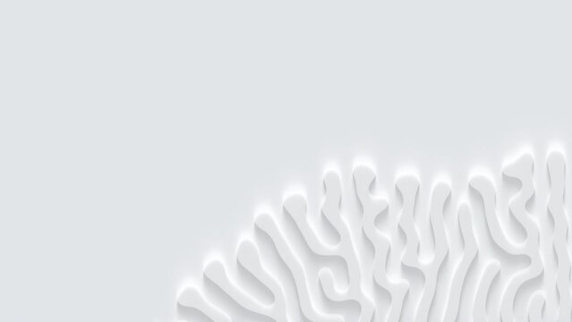 Reaction diffusion organic growing pattern. Cell division science background.