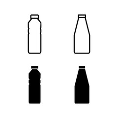 Bottle icon vector for web and mobile app. bottle sign and symbol