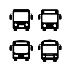 Bus icon vector for web and mobile app. bus sign and symbol. transport symbol