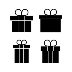 Gift icon vector for web and mobile app. gift sign and symbol. birthday gift