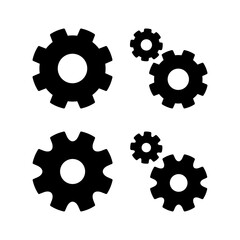 setting Icon vector for web and mobile app. Cog settings sign and symbol. Gear Sign