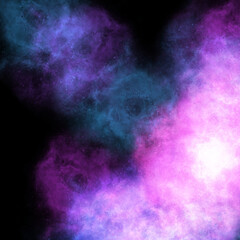 Fondo de estrellas, nebulosa espacio lleno de colores. Galaxias hermosas banners