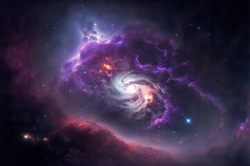 violet galaxy