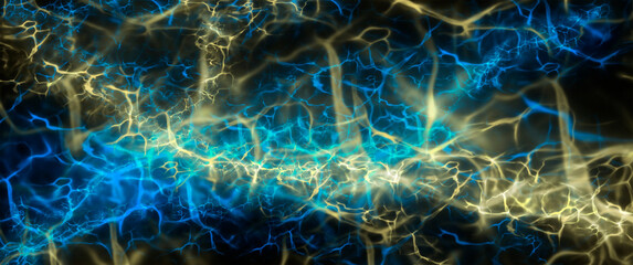 Ilustración de energia, rayos de energia © Vlad
