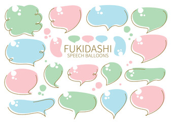 泡のような吹き出し