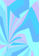 The background image is in blue tones, using shapes to arrange. Composition with gradation used for graphics