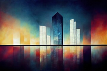 city of glass skyscrapers 1
