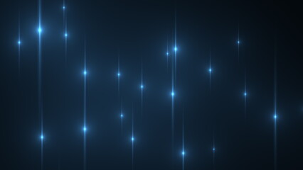 Abstract chaotic lights. Computer generated 3d render