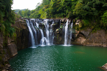 Obraz na płótnie Canvas Shihfen Waterfall in Taipei, Taiwan
