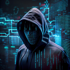 Cybersecurity digital security rendering - obrazy, fototapety, plakaty
