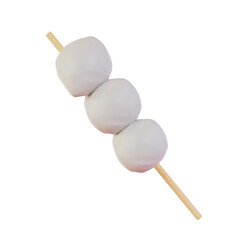 3d render indonesia traditional food bakso or meatball