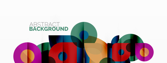Colorful geometric pattern, minimal abstract background for wallpaper, banner, presentation
