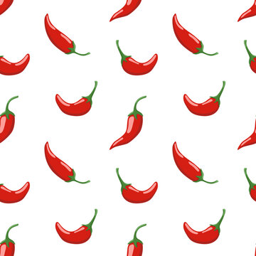 Red Hot Chilli Pepper Pattern