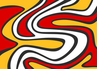 Abstract background with colorful wavy line pattern