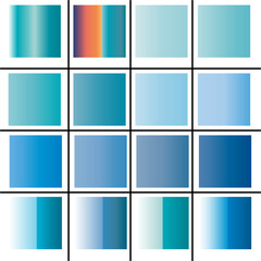 Gradient backgrounds mega bundle. Vector illustrations