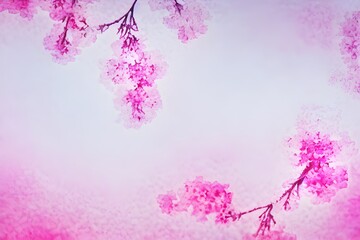 水彩のテクスチャ（桜）　with generative ai