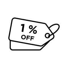 Discount icon vector design templates