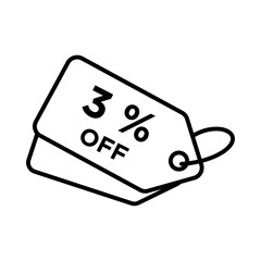 Discount icon vector design templates