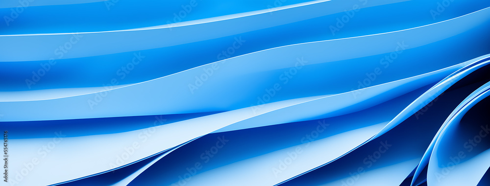Poster abstract blue flowing geometric background. design element that features geometric shapes and patter