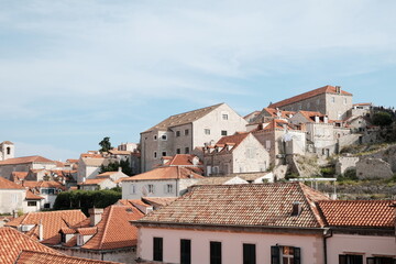 dubrovnik croatia old town red tile roofs beautiful history