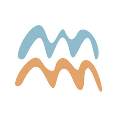 Abstract Boho Shape Element Vector Illustration