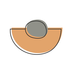 Abstract Boho Shape Element Vector Illustration