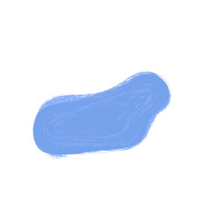 Abstract Brush Stroke Paint Shape