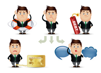 Cute People - businessman set 