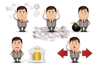 Cute People - businessman set 