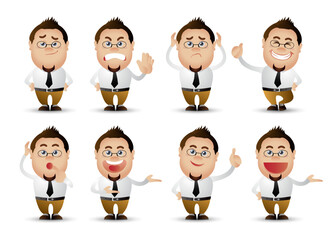 Cute People - businessman set 