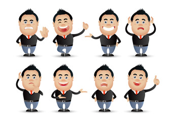 Fototapeta premium Cute People - business people