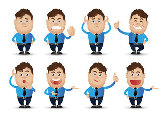 Fototapeta premium Cute People - business people