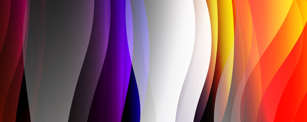 Trendy simple fluid color gradient abstract background with dynamic wave line effect. Vector Illustration For Wallpaper, Banner, Background, Card, Book Illustration, landing page