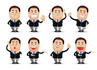 Fototapeta premium Cute People - business people