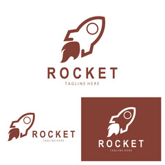 Rocket Logo Design, space exploration vehicle