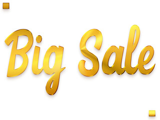 Big Sale Text Gold Bold Calligraphy  Text Style