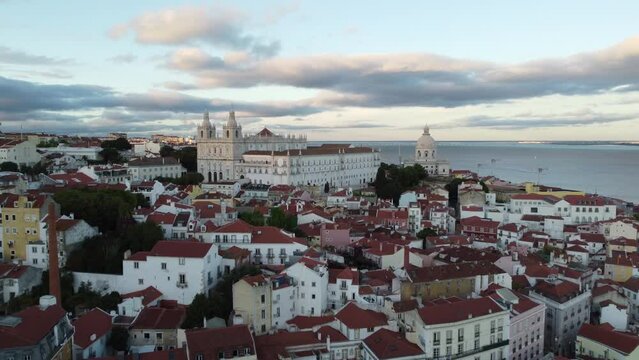 Lisbon, Portugal- Church of S&atilde;o Vicente de Fora and National Pantheon